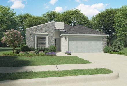 New construction Single-Family house 249 Little Bridge Drive, Lavon, TX 75173 Quartz | Elevon- photo 0