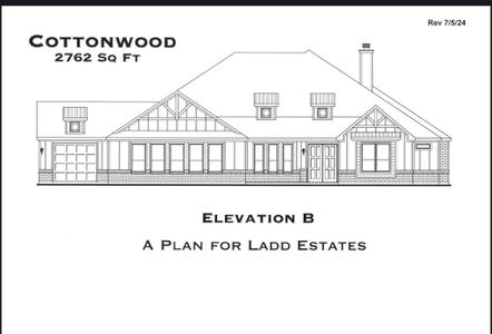 This is a spec house in Ladd Estates II Lot 7