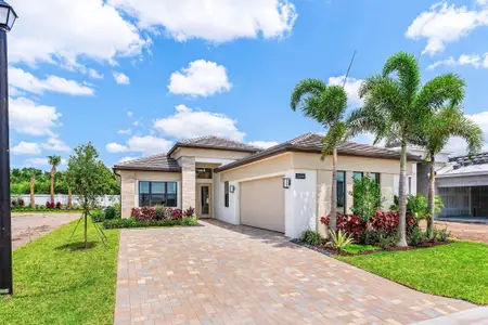 New construction Single-Family house 11644 Clever Cardinal Ct, Boynton Beach, FL 33473 plan Barbados - image