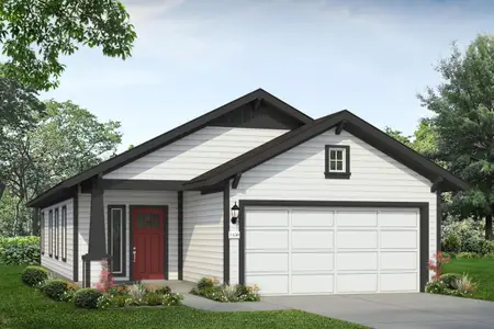 New construction Single-Family house 13408 Roughstock Wy, Mustang Ridge, TX 78610 plan Durango 1450 - image