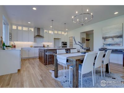 Dining space off the kitchen