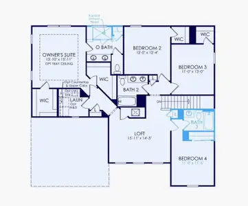 New construction Single-Family house 4845 Rosarian Dr, Cumming, GA 30040 plan Wingate - image