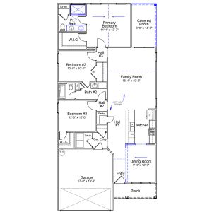 New construction Single-Family house 3077 Hallsdale Dr, Elgin, SC 29045 plan Brunswick - image