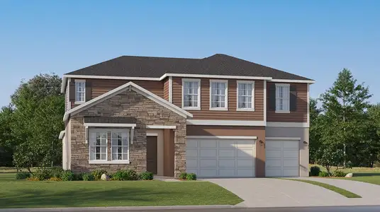 New construction Single-Family house 18062 Enduring Spirit Dr, Land O' Lakes, FL 34638 plan Whitney - image