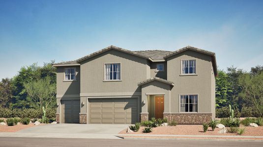 New construction Single-Family house 12908 N Bovine Dr, Marana, AZ 85653 plan Maple - image