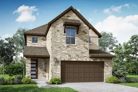 New construction Single-Family house 218 Grayson Elm Pass, Dripping Springs, TX 78620 plan Lantana - image