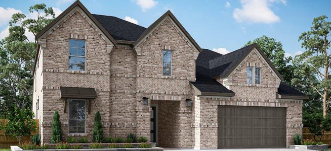 New construction Single-Family house 32019 Cascade Ridge Dr, Fulshear, TX 77441 plan Barnhart - image