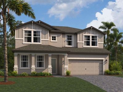 New construction Single-Family house 2486 Clary Sage Drive, Spring Hill, FL 34610 Santa Monica- photo 0