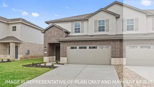 New construction Single-Family house 15016-A Afleet Alex St, Manor, TX 78653 plan The Pecan - image