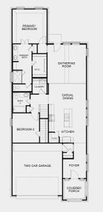 Structural options added include: media room on the second floor.