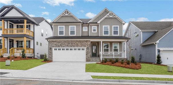 New construction Single-Family house 152 Candlewood Ln, Hoschton, GA 30548 plan Davidson - image