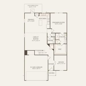 Centex Homes, Granville floor plan