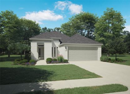 New construction Single-Family house 230 Hidalgo Ln, Elgin, TX 78621 Amber | Trinity Ranch- photo 0 0