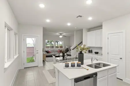New construction Condo house 801 White Steppe Wy, Georgetown, TX 78626 plan Brazos - image 3