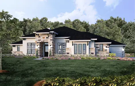 New construction Single-Family house 115 Stardusty, Liberty Hill, TX 78642 plan San Clemente - image