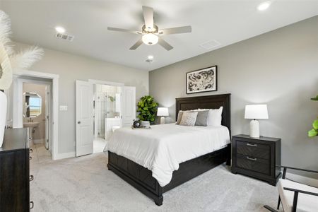 New construction Single-Family house 19104 Ariel Elena Wy, Pflugerville, TX 78660 plan Bennington 2434 S 3CG - image 7