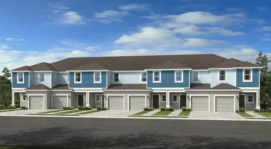 New construction Townhouse house 212 River Front Wy, Edgewater, FL 32141 Jasmine- photo 0