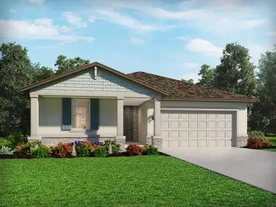 New construction Single-Family house 12610 Hourglass Wy, Dade City, FL 33525 plan Hibiscus - image