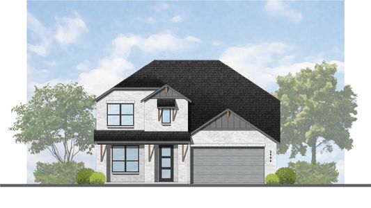 New construction Single-Family house 112 Green Brush Dr, Liberty Hill, TX 78642 plan Solomon - image