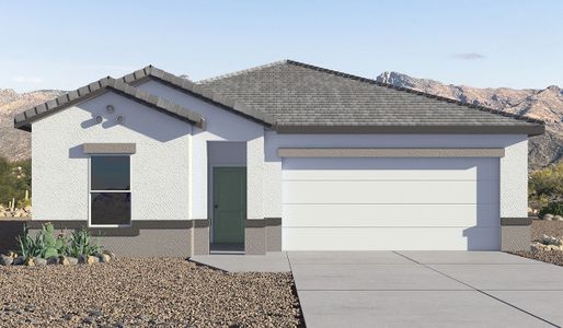 New construction Single-Family house 13464 N Samantha Ln, Marana, AZ 85653 plan Easton - image
