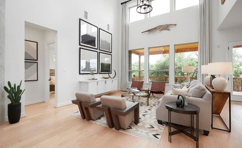 New construction Single-Family house 2416 Fallshire Ct, Leander, TX 78641 Classic Series - Stanford- photo 9 9