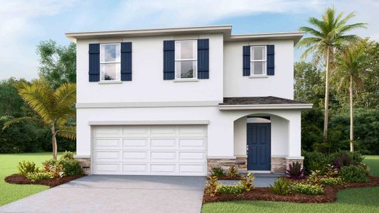 New construction Single-Family house 17430 Pleasantview Blvd, Land O' Lakes, FL 34638 null- photo 0