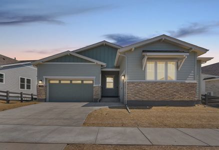 New construction Single-Family house 7324 Timberstone St, Castle Pines, CO 80108 plan 5086 Haven Elevation B - Craftsman - image