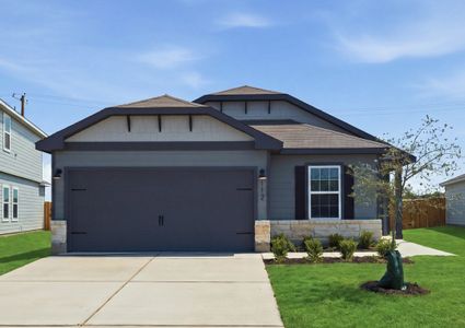 New construction Single-Family house 101 W Luna Blue Ln, Jarrell, TX 76537 plan Medina - image