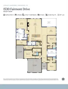 New construction Single-Family house 1530 Fairmont Dr, Prosper, TX 75078 plan Sofia 6102 - image 4