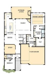 Floorplan – The success of a floorplan is the way you can move through it…You’ll be amazed at how well this home lives…We call it traffic patterns.