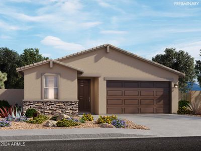 New construction Single-Family house 17323 W Sanna Street, Waddell, AZ 85355 Leslie- photo 0