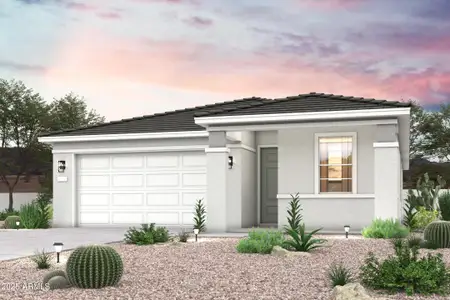 New construction Single-Family house 22887 W Monona Ln, Surprise, AZ 85387 plan Dartford - image