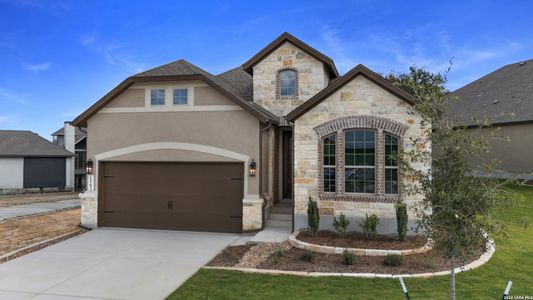 New construction Single-Family house 1562 Worsham Pass, San Antonio, TX 78260 plan Salerno - image 2