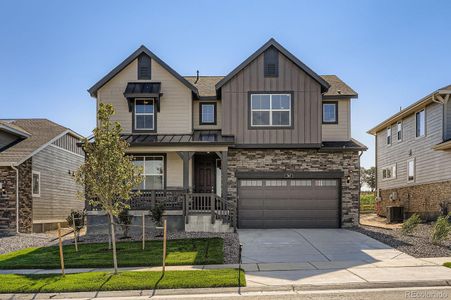 New construction Single-Family house 747 Raindance St, Erie, CO 80516 Chelton- photo 0