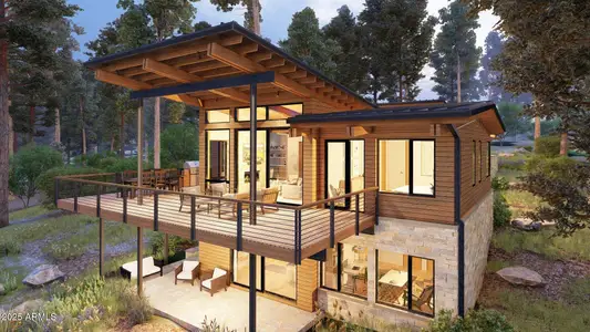 New construction Single-Family house 3345 S Ghost Tree Dr, Unit 5, Flagstaff, AZ 86005 plan Ascend - image