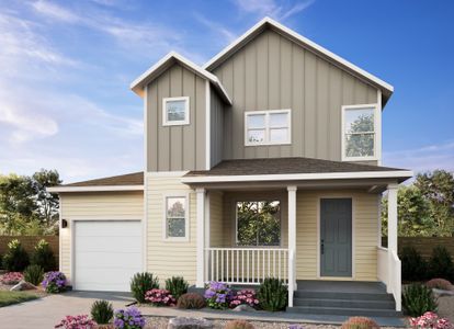 New construction Single-Family house 13323 Merrymaker Dr, Firestone, CO 80504 plan Canvas One - Folk - image