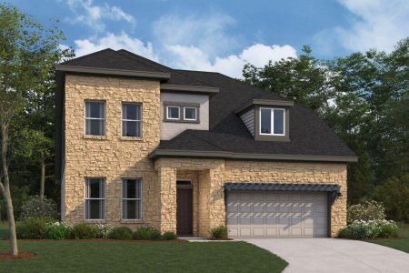New construction Single-Family house 4017 Waxahachie Rd, Leander, TX 78641 plan Belmont II - Signature II Series - image