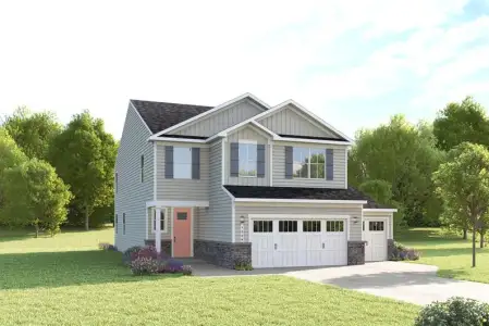 New construction Single-Family house 1209 Black Wolf Run, Sunset Beach, NC 28468 plan Meridian with 3-Car Garage Included - image