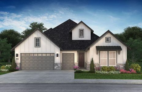 New construction Single-Family house 16210 Wilderness Rdg Wy, Conroe, TX 77302 plan Liberty Elevation D - image