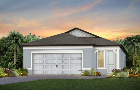 New construction Single-Family house 9414 Ballaster Pointe Loop, Parrish, FL 34219 Hallmark- photo 0