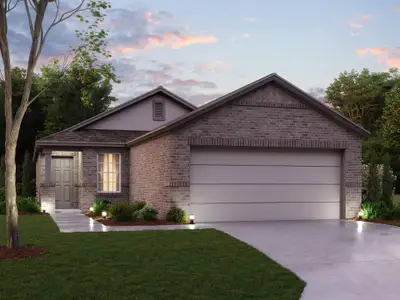 New construction Single-Family house 14156 Olney Dr, Pilot Point, TX 76258 plan Primrose - 30' Smart Series - image