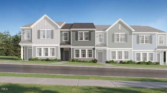 New construction Townhouse house 1785 Aspen River Lane, Apex, NC 27502 - photo 0