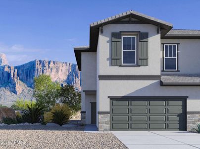 New construction Townhouse house 5848 E Covey Ln, Phoenix, AZ 85054 null- photo 0