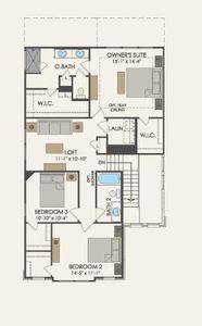 Pulte Homes, Sienna floor plan