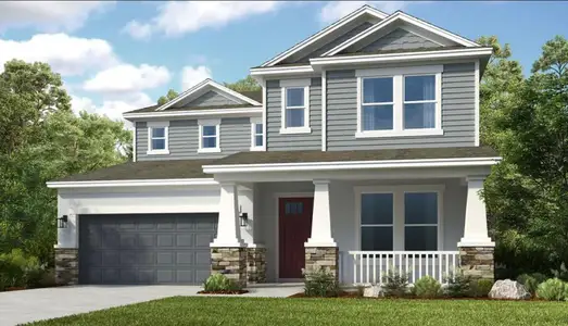 New construction Single-Family house 593 Se Ranch Oak Cir, Port St. Lucie, FL 34984 plan Bermuda - image