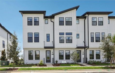 New construction Townhouse house 15477 Hamlin Park Dr, Winter Garden, FL 34787 plan Haines II End Unit - image