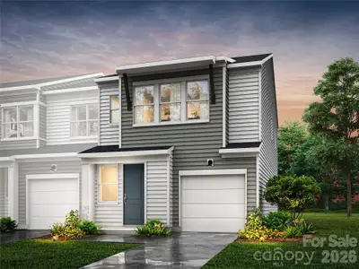 New construction Townhouse house 6326 Haller St, Charlotte, NC 28227 plan Conrad - image