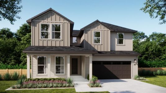 New construction Single-Family house 320 Romans Rd, Kyle, TX 78640 plan 4053 - image