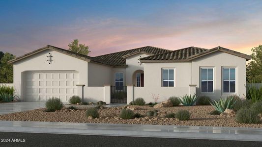 New construction Single-Family house 18870 E Aubrey Glen Road, Queen Creek, AZ 85142 Palisade- photo 0