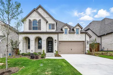 New construction Single-Family house 1904 Prickly Poppy Ct, Aubrey, TX 76227 Redford Plan- photo 0